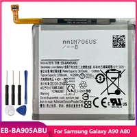 original phone battery eb ba905abu for samsung galaxy a90 a80 replacement rechargable batteries 3700mah with free tools
