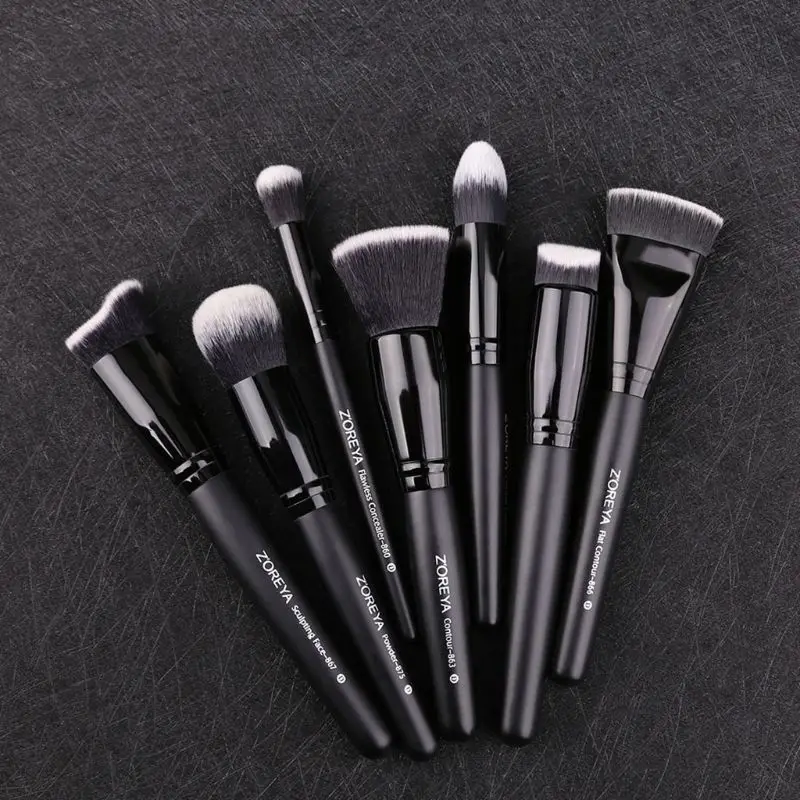 

7pcs Makeup Brushes Eyeshadow Eyeliner Brush Tool Pro Foundation Powder Set