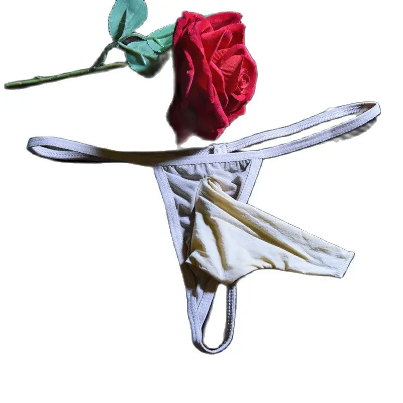 Мужские сетчатые стринги сексуальный глянцевый комплект JJ Трусы в виде слона