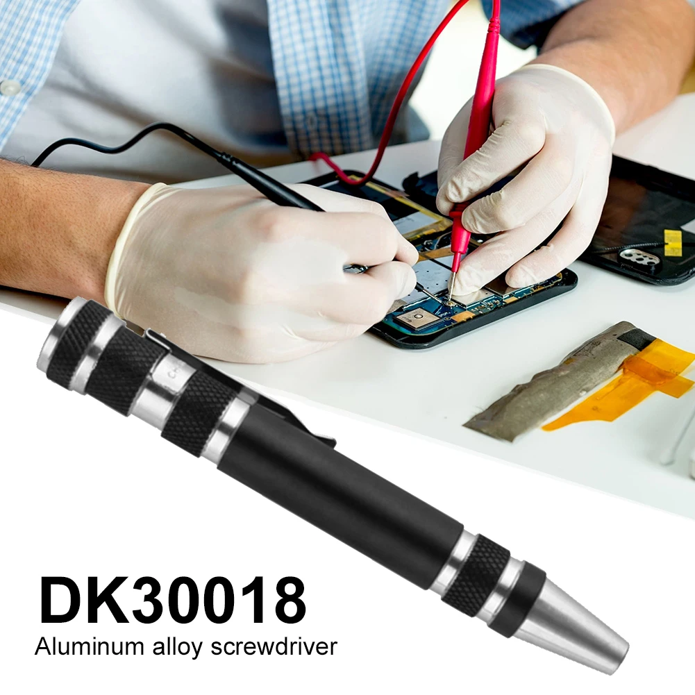 

8 in 1 Handle Phone Repair Hand Tools Kit Precision Pen Aluminum Screwdriver Repair Tools Kit Handle Phone Repair Hand Tools Kit