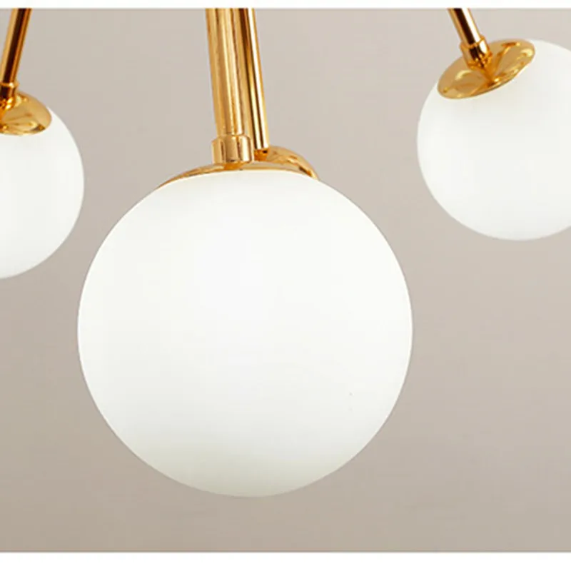 Nordic светодиодный Люстра спутник постмодернистские принт в виде одуванчиков