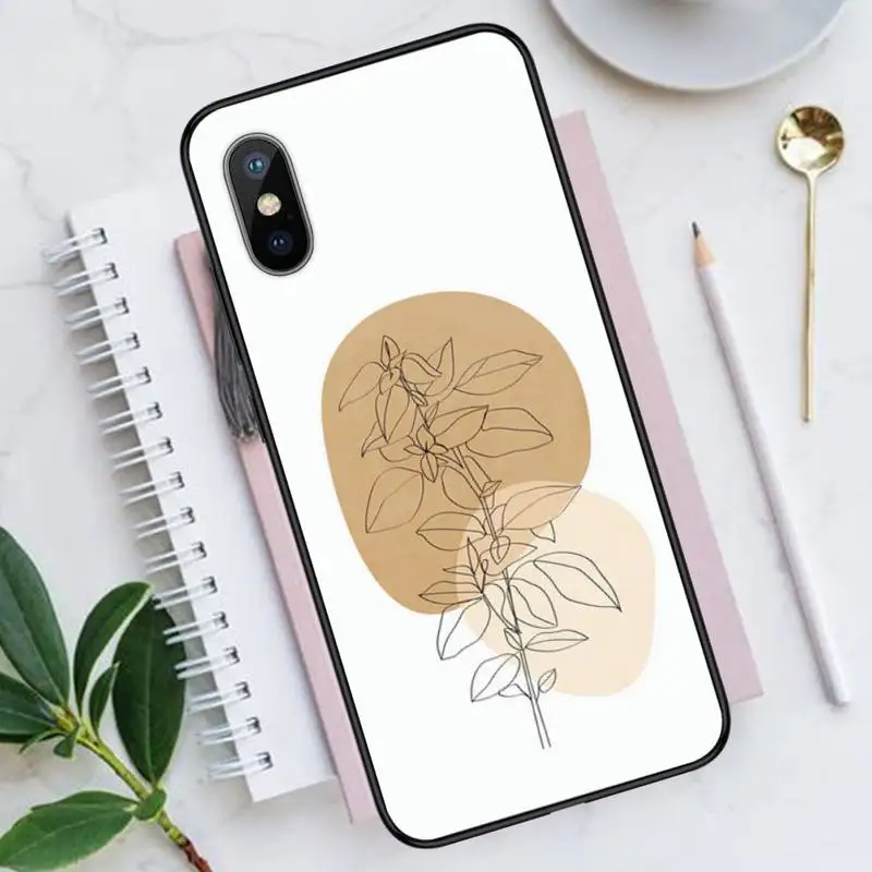 

Art Retro Abstract Geometry Phone Case for iPhone 11 12 mini pro XS MAX 8 7 6 6S Plus X 5S SE 2020 XR