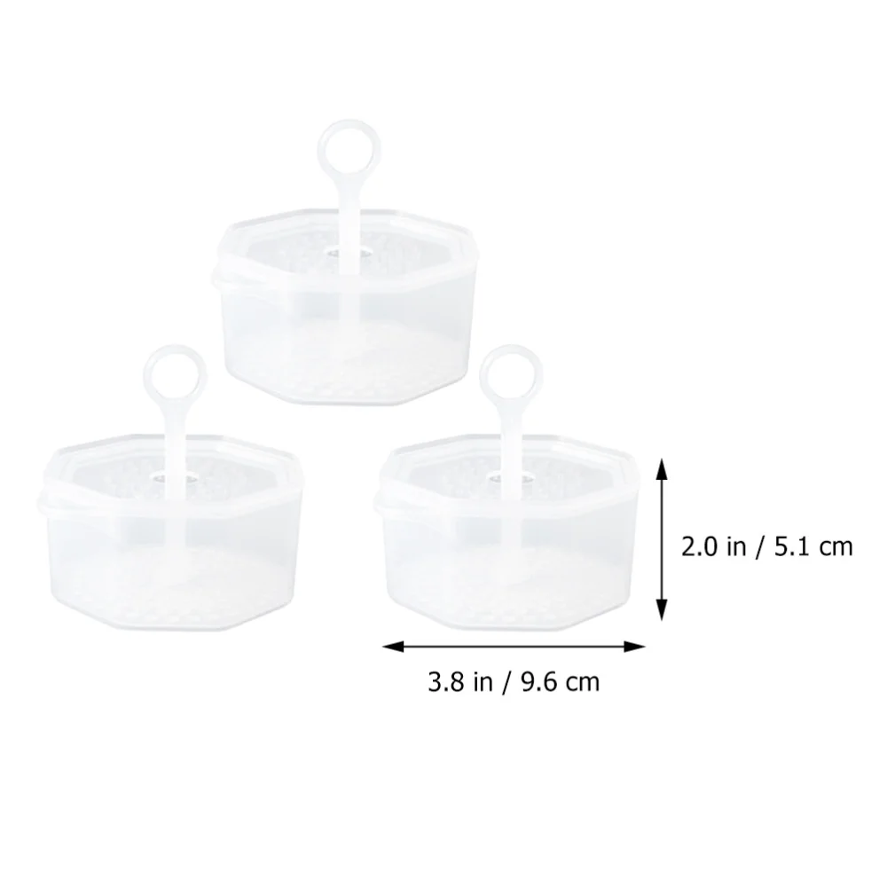

3pcs Cleansing Bubblers Lovely Bubble Cups Mini Bubbling Tool Transparent