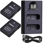 Аккумулятор 1100 мАч для Nikon EN-EL14 D3100 D3300 D3400 D5500 D5300 D5600 Coolpix P7000 D3500 DSLR камера + двойное зарядное устройство