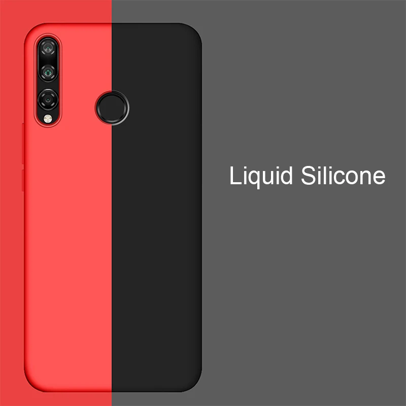 Чехол для Huawei Y9 Prime 2019 жидкий силиконовый резиновый мягкий чехол чехлы телефонов