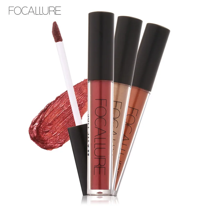 

FOCALLURE Chameleon Shimmer Lipstick Metal Lip Gloss metal 9 Colors 2020 New Long Lasting Lips Makeup Charming Long-Wearin