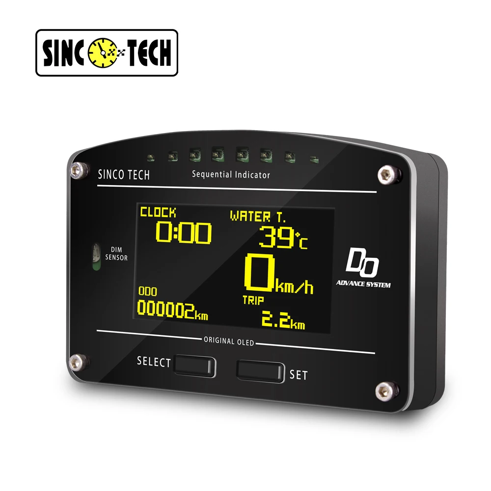 Панель приборной панели DO907 Sinco tech 11000 об/мин 2 5 дюйма 10 в 1|Комплекты датчиков и