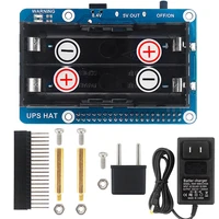 raspberry pi ups power supply module hat gpio pin power supply stable current output for raspberry pi 4b3b3b no battery