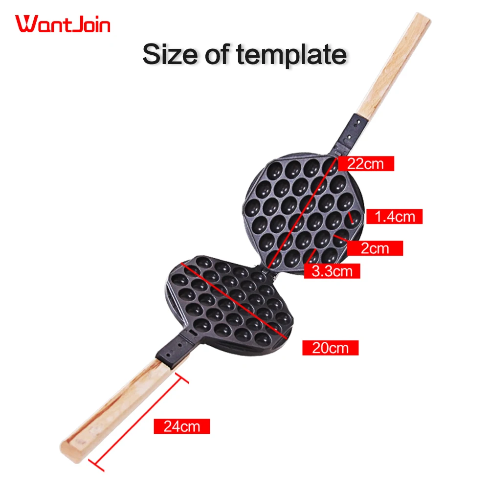 WantJoin вафельница с пузырьками противень для выпечки дома тефлоновая