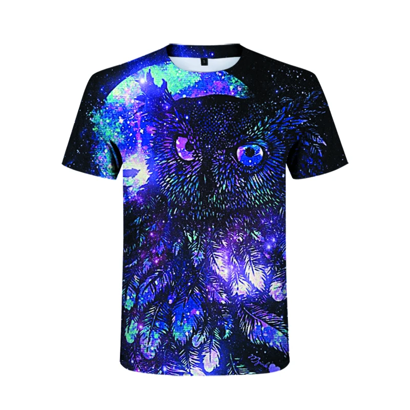 

2021 Summer Men Women T Shirt Casual Short Sleeve Hip-Hop Tshirt Unisex Cool Cat Print Funny Harajuku 3d Shirt T-Shirt Tee Tops