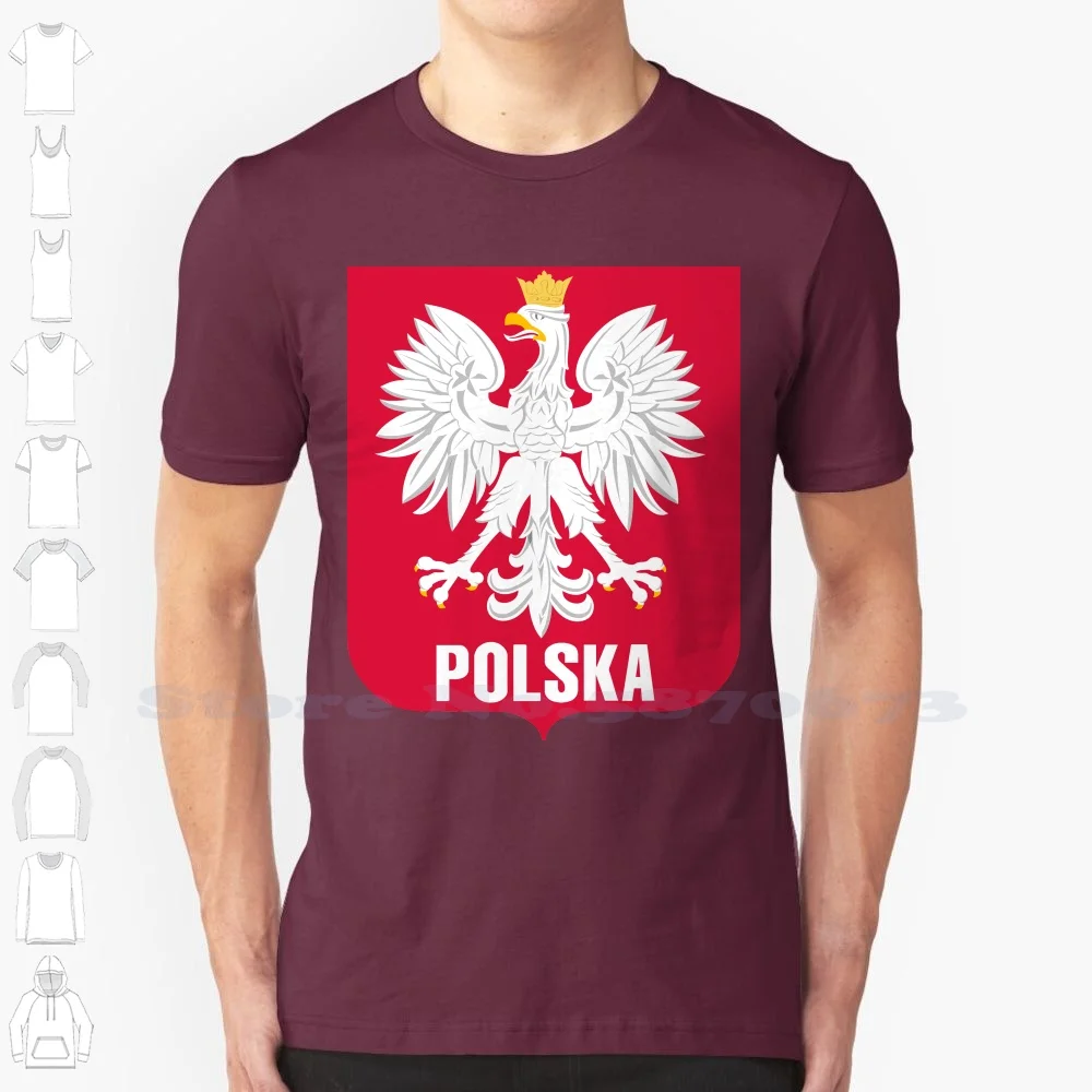 

Short Sleeves Cotton Fashion Free Shipping Polska Mens Polish Footballer T Shirt Poland Man Cool Tshirt Tshirt Shirt Men