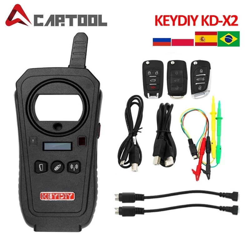 

KEYDIY KD-X2 kd X2 Remote Maker Generator Chip Identification with 96bit 48 Transponder Copy Function