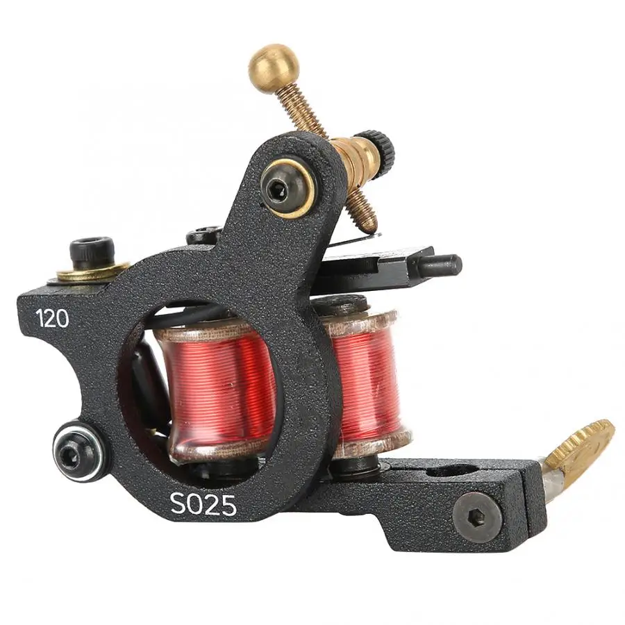 Пространства Алюминий Индукционная тату машинка устройство для татуажа тела