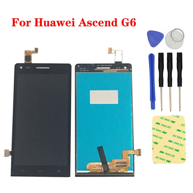 

4.5" For Huawei Ascend G6 G6-U10 LCD Display Screen Panel For Huawei G6 Touch Screen Digitizer Sensor Glass Assembly Replacement