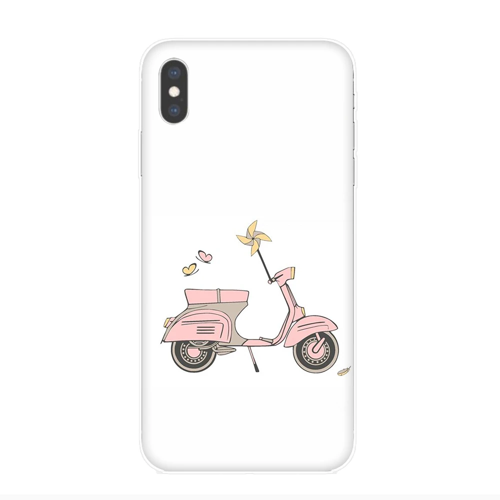Vespa Scooter Hard Phone Cover Case for iphone 5 5s SE 2020 5C 6 6s 7 8 Plus X XR XS Max 11 Pro | Мобильные телефоны и