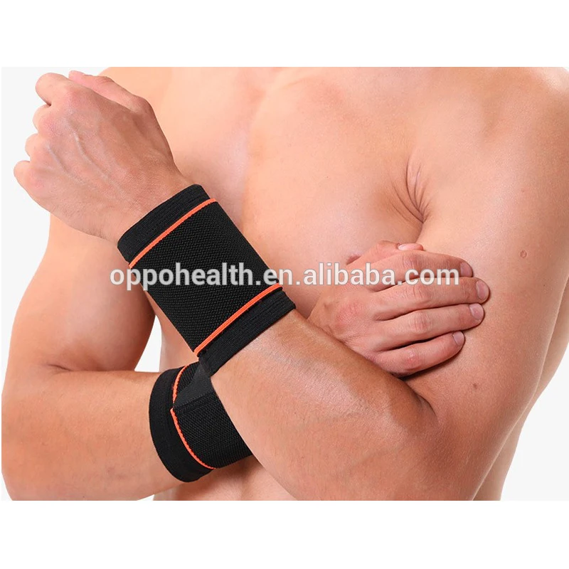 

1 Pair Compression Wristband Weightlifting Gym Sports Fitness Basketball Wrist Support Cotton Elastic Bandage