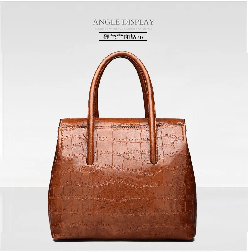 

2019 High-grade Crocodile Skinny Handbags Shoulder Diagonal Handbag Handbag Temperament Goddess