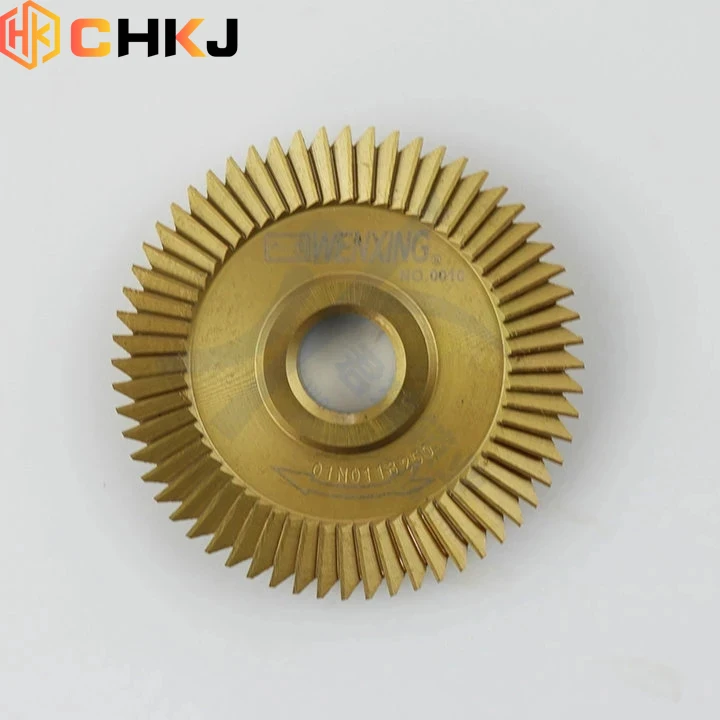 

CHKJ Face Milling Cutter 0010 60*12.7*7.3MM For Wenxing Horizontal 60-Tooth Double-Sided Titanium Knife Plane Milling Cutter