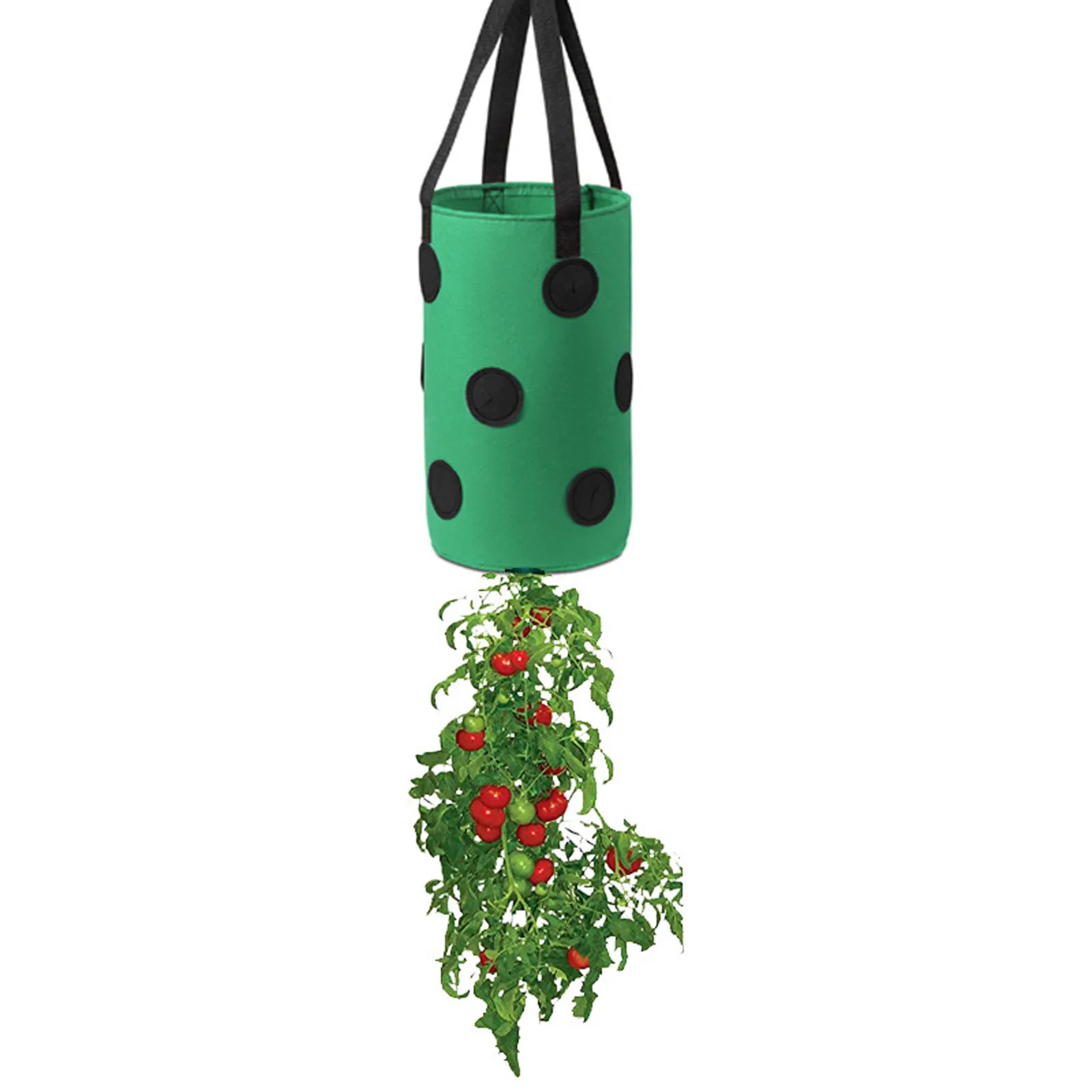 

Plant Hanging Baskets Hanging Strawberry Planting Feltcloth Planting Container Bag Thicken Garden Pot Gardening Supplies