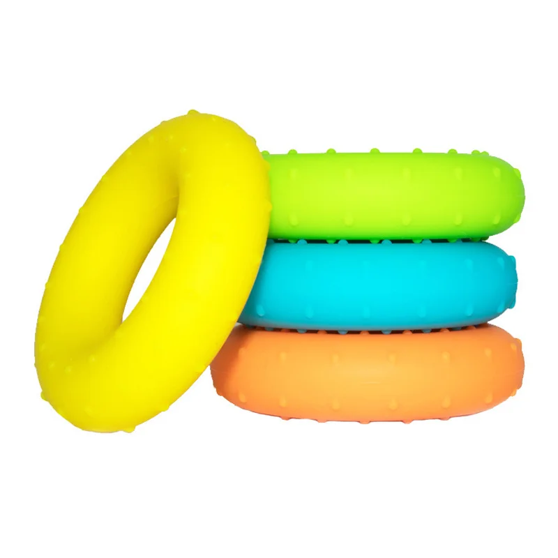 

New Hand Grip Ring Silicone Athlete Fitness Hand Exerciser 20-50LB Grips Muscle Strength Sport Wrist Training Equipment