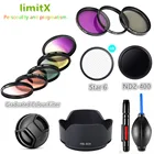 62 мм фильтр UV CPL ND FLD Градуированный цвет Star  HB90A бленда для объектива Nikon NIKKOR Z DX 50-250 мм f4,5-6,3 VR объектив Z50 Z7 Z6