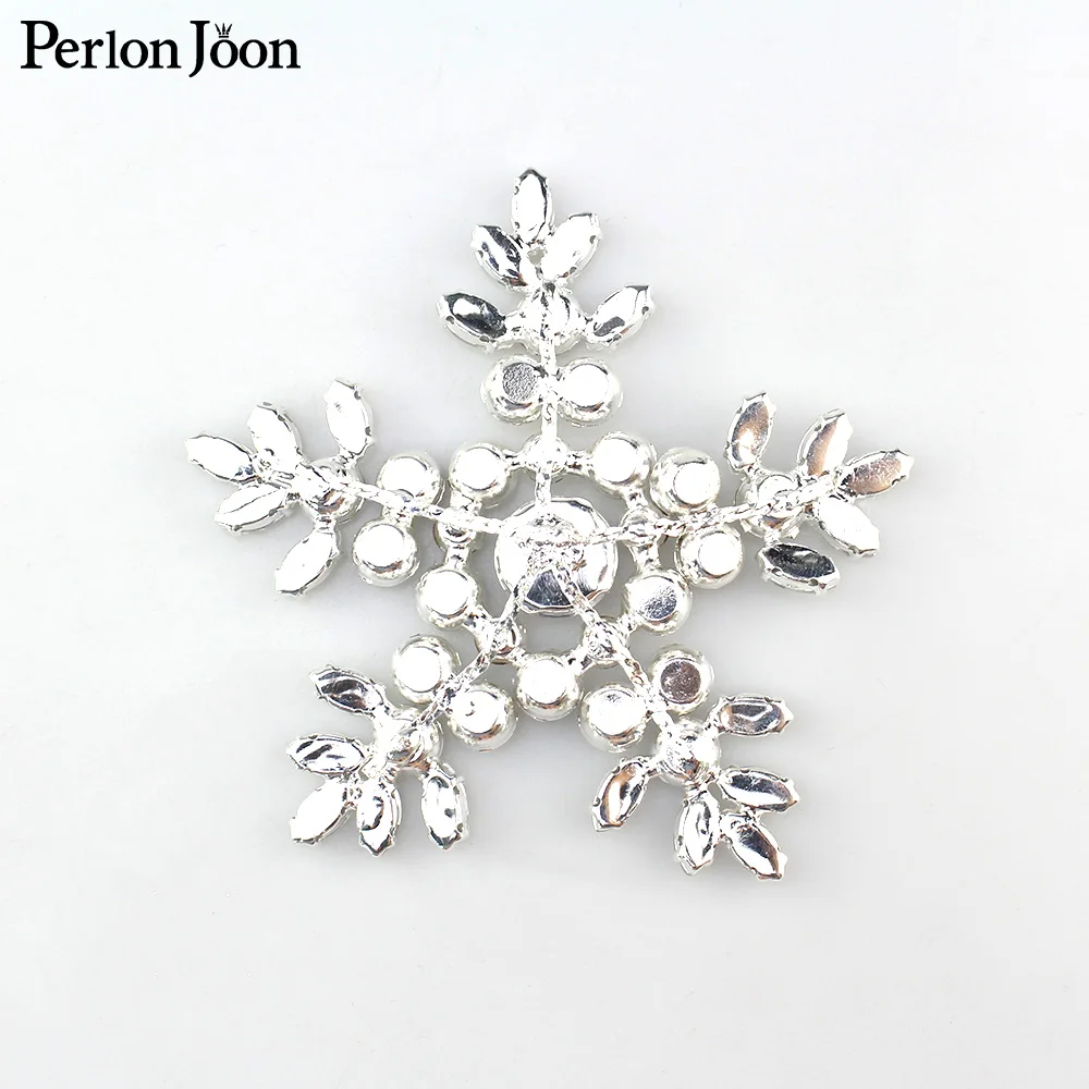 

1pcs Rhinestone snowflake crystal Boutonnieres copper patches sew on wedding dress clothing shoes bag accessories YHX063