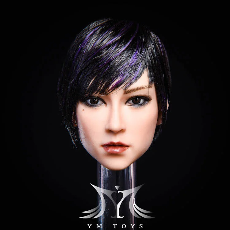 3 типа YMTOYS 1/6 Азиатский голова девушка лепить YMT020 для детей возрастом от 12 дюймов