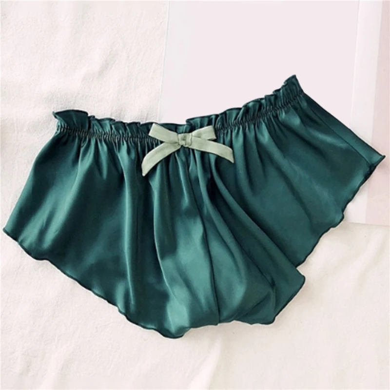 

Women Home Underwear Female Solid Color Short Panties Ladies Plus Size Sexy Briefs Interior New Lingeries Summer Cool Underpants