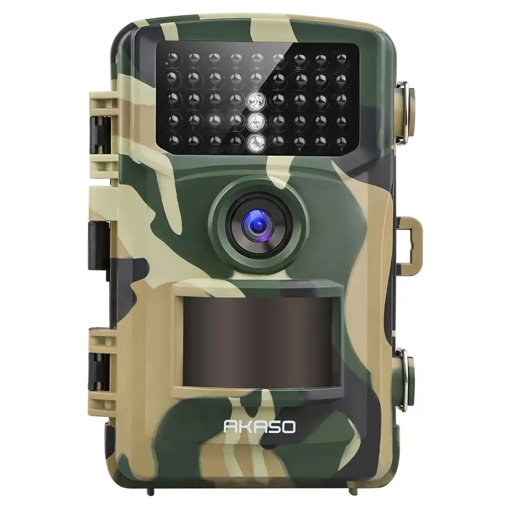 AKASO Новинка TC04 Trail камера 14MP 1080P Дикая жизнь Охота Скаут камера IP66 Водонепроницаемая камера ночного видения 2,4 ''lcd ИК светодиодный