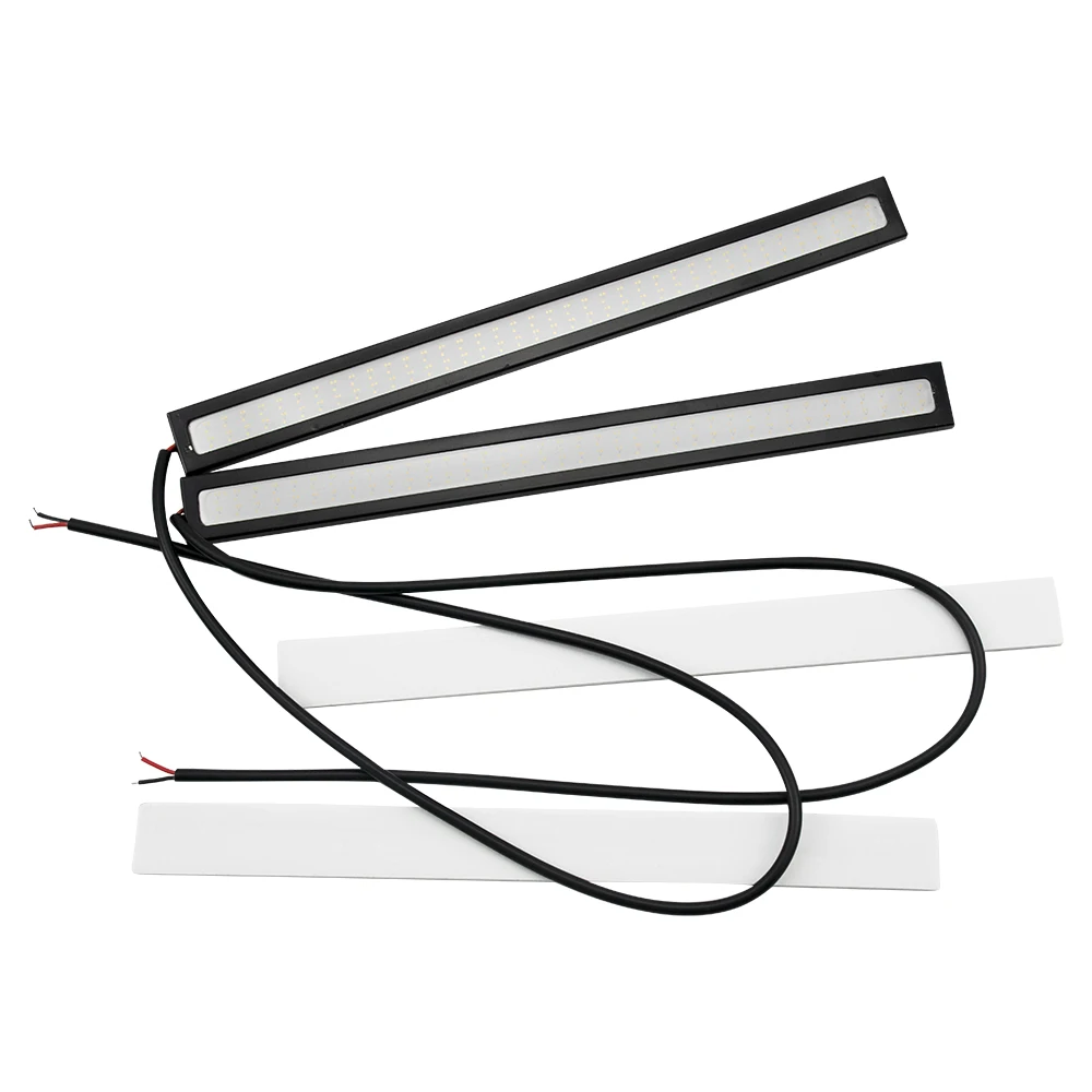 

Ultra Bright 12W LED Double Daytime Running lights DC 12V 17.5cm Waterproof Auto Car DRL COB Driving Fog lamp