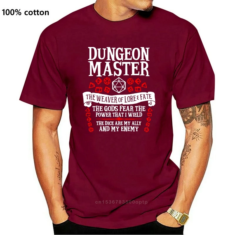 

New INSPIRED BY D&D "DUNGEON MASTER" T SHIRT