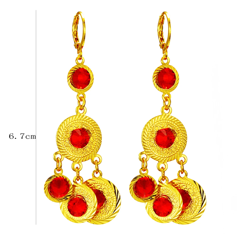 Женские серьги-подвески в виде монет Ethlyn E217 | Украшения и аксессуары