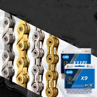 super light double x bicycle chain 9 10 11 speed mountain road bike chain for shimanosramcampagnolo 116 links