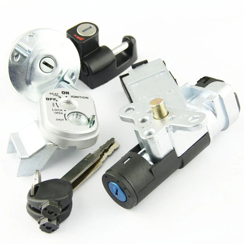Переключатель ключа зажигания мотоцикла топливная газовая крышка Комплект