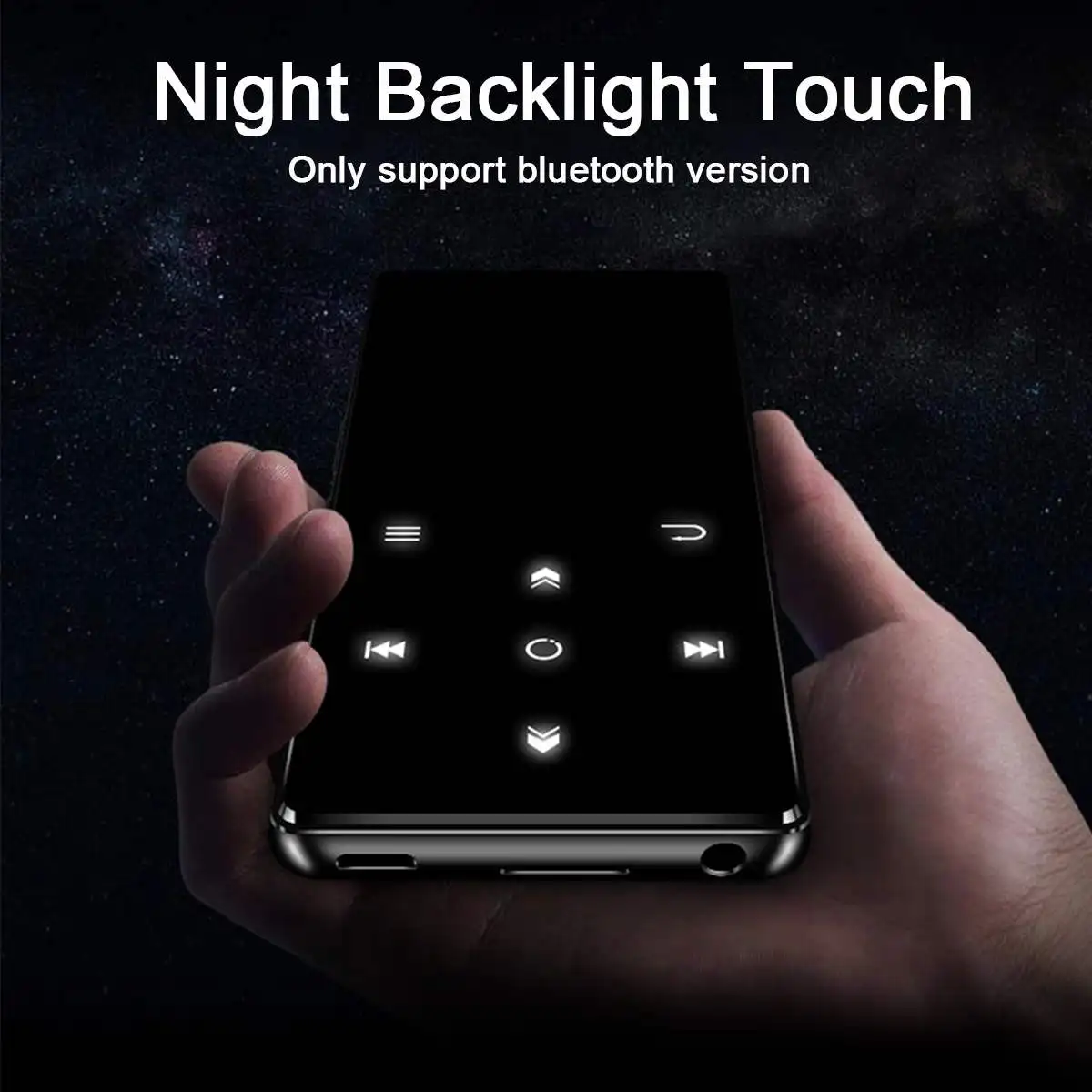 Mp3-плеер 2 4-дюймовый HD сенсорный экран IPX4 водонепроницаемый музыкальный bluetooth