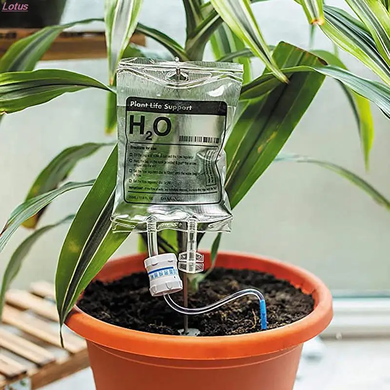 

350ml Automatic Watering Dripper Infusion Bag Adjustable Plant Flower Water Household Adjustable Plant Flower Drip Irrigation