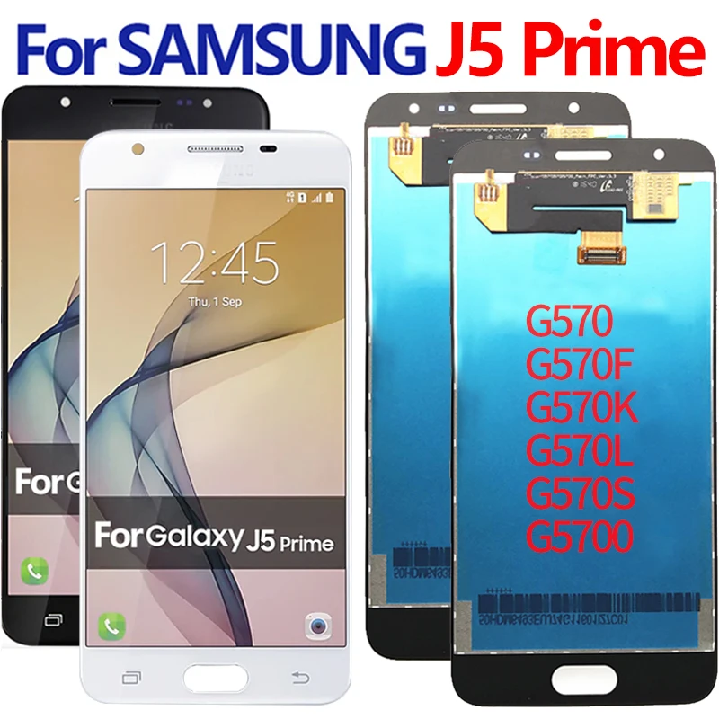 J5 Prime ЖК дисплей для Samsung Galaxy G570F G570K G570L G570 SM сенсорный экран дигитайзер в сборе