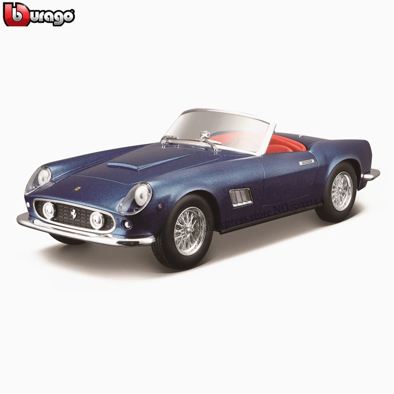 Bburago 1:24 Ferrari 250GT коллекция производитель авторизованный имитационный сплав модель автомобиля украшения Коллекция игрушек инструменты