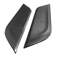 1 Pair Car Side Center Console Trim Panel Cover for Ford Mustang 2015-2017 Carbon Fiber  Door Panels Decorative Frame Sticker