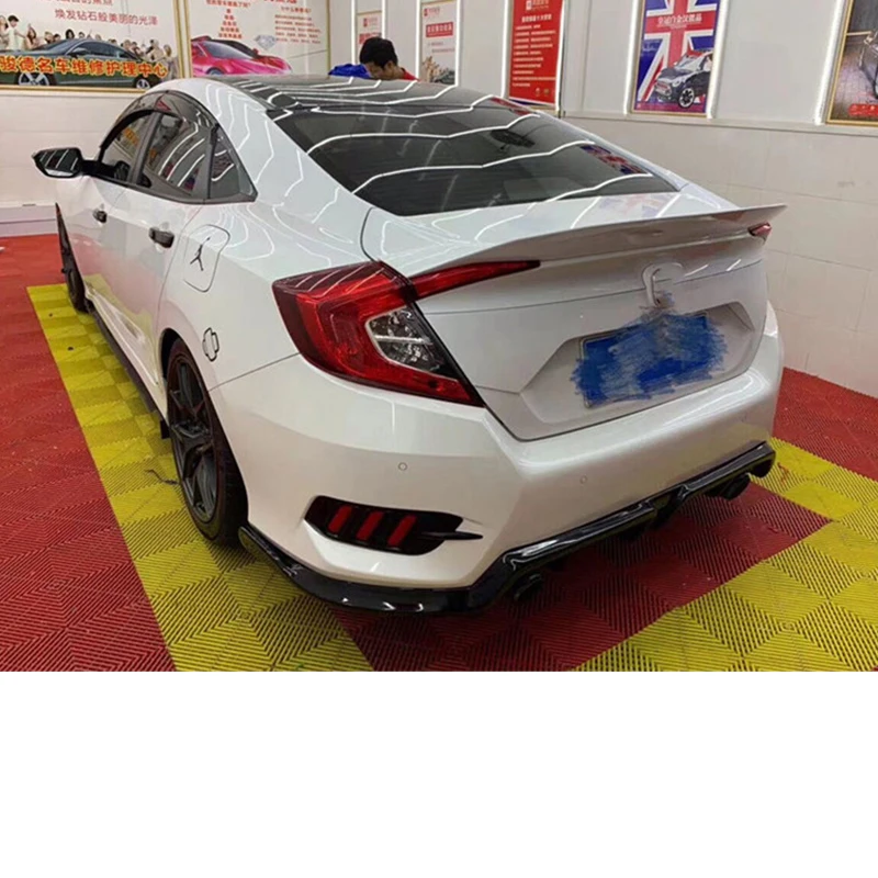 Используется для автомобильного спойлера Honda Civic 2016 2017 2018 высококачественный ФАП