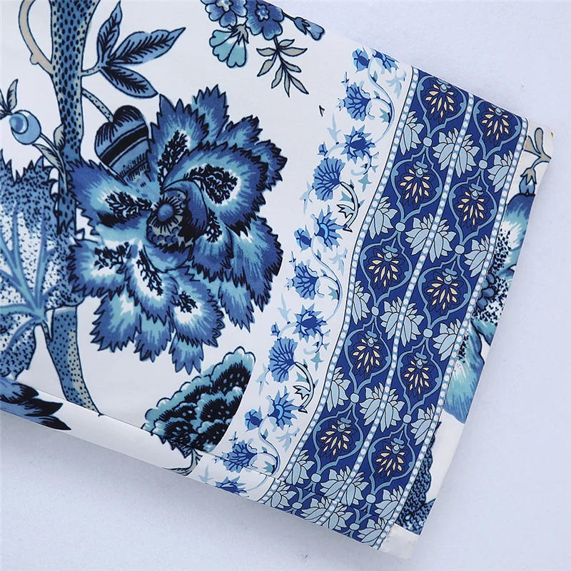 

Vintage chic printing women's playsuits Elegant fashion casual rompers for lady summer 2021 Bowknot straight playsuits girl