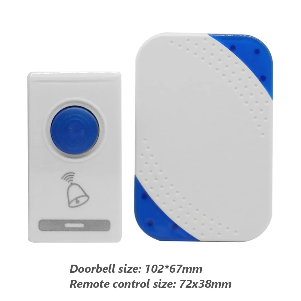 

Home Wireless Smart Doorbell Remote Control 32 Ringtones Intelligent Door Ring House Security Practical Parts Supplies