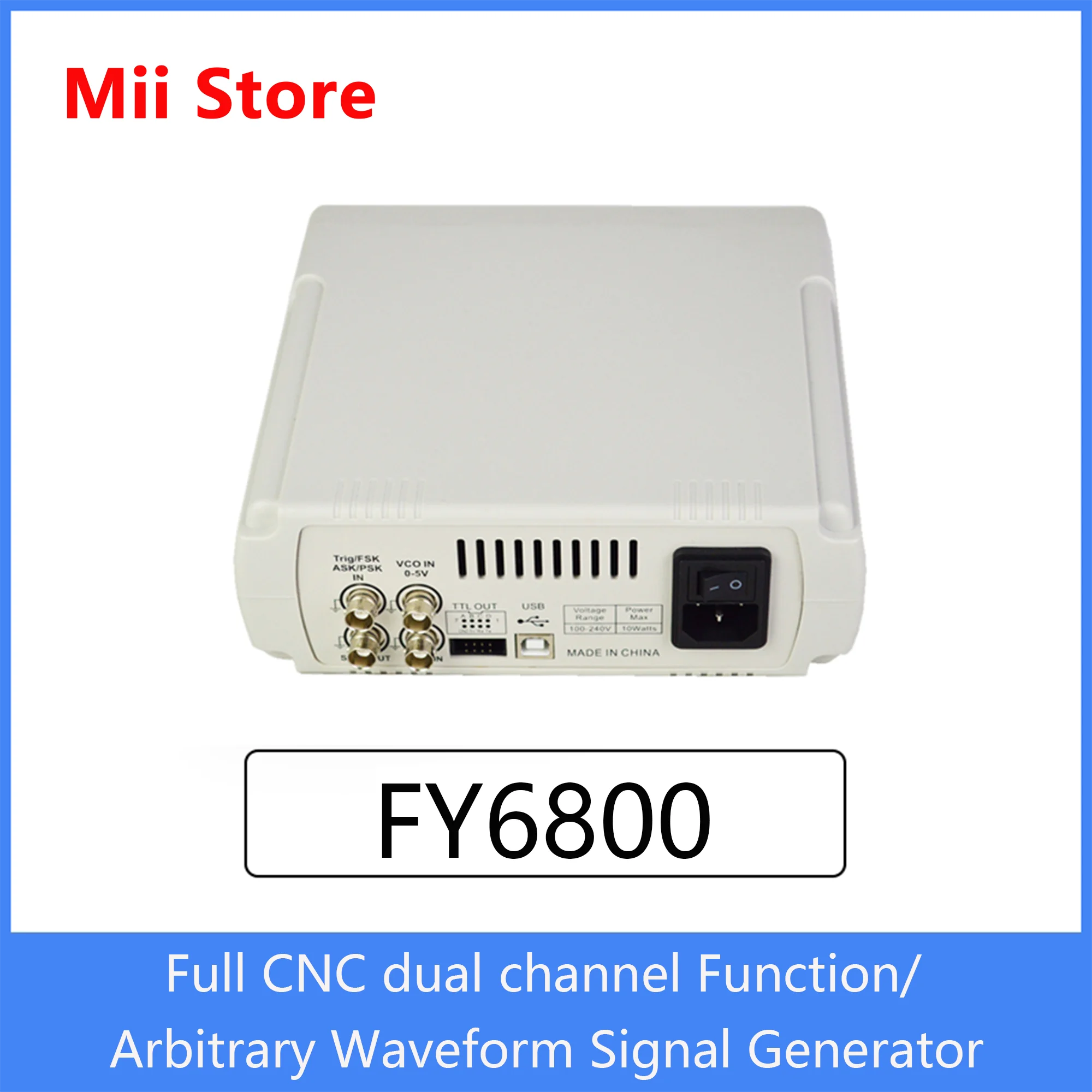 Feeltech FY6800-20Mhz генератор сигналов прямой цифровой синтез частоты - купить по
