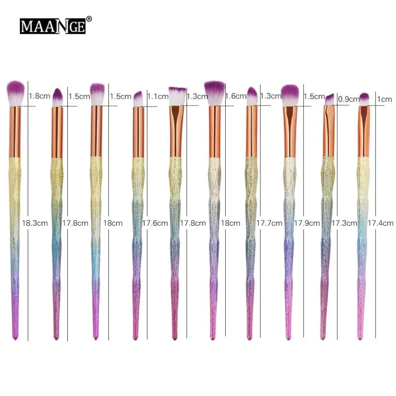 Профессиональный 10 шт Мягкий косметический полный карандаш для глаз тени бровей