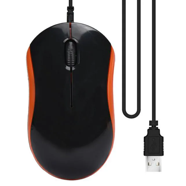 

10 PCS Optical Wired Game Mouse USB LED Computer Mice For PC Laptop