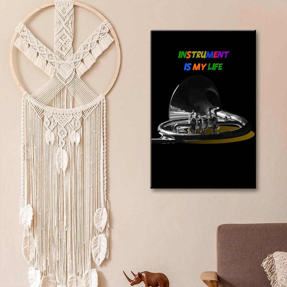 

Instrument Poster Decorative Picture Modern Wall Art Paintings Home Decor No Frame