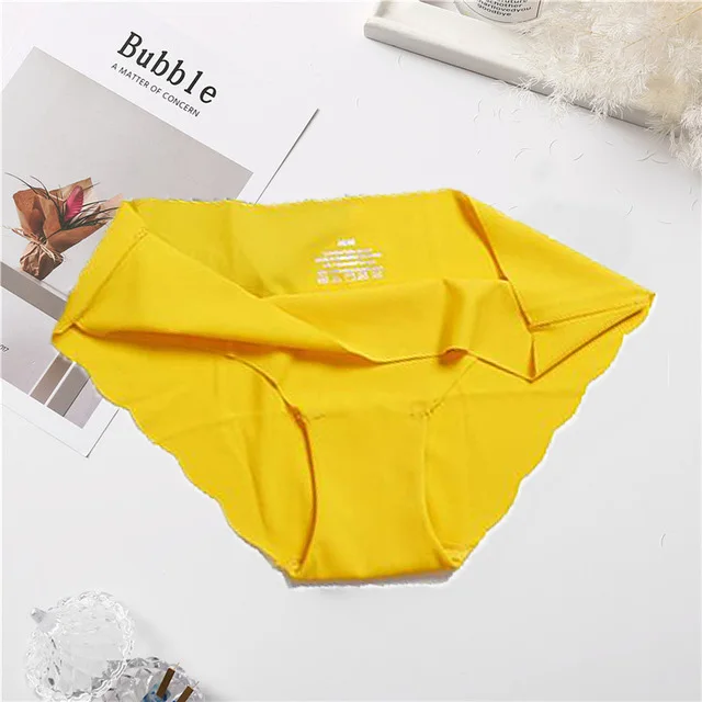 yellow Женское нижнее белье, женские бесшовные трусики, размеры s, m, l, xl, сексуальные женские трусы для девушек, женское нижнее белье, нижнее белье, трусы - Цвет: yellow