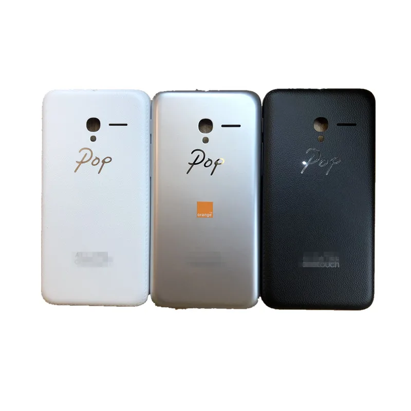 

5015 Rear Housing For Alcatel One Touch Pop 3 5015 5" Back Cover Repair Replace Phone Battery Door Case + Logo