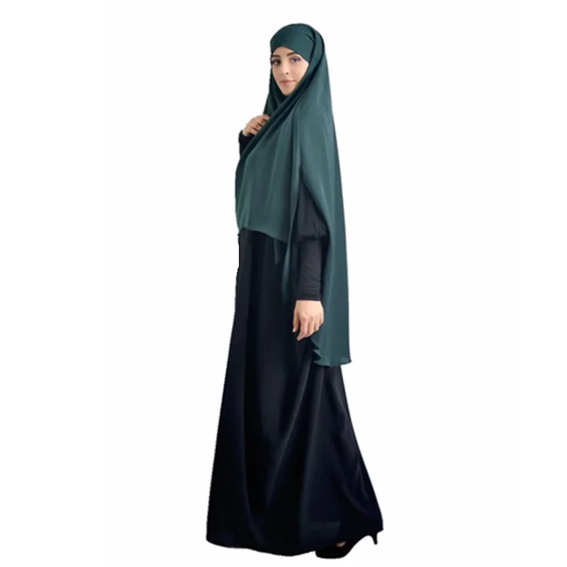 

Muslim Women Hijab Amira Islamic Khimar Prayer Hat Soft Wrap Scarf Long Hijab Head Shawls Headscarf Full Cover Niqab Burqa