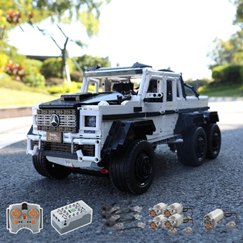 3300 шт. RC Technic Car Series AMGS G36 6X6 внедорожный LAND CRUISER benz модель автомобиля строительные